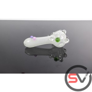 COMPOUND BOWL GLOW IN DARK HAND PIPE 5inch